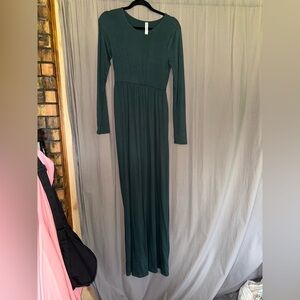 Zenana Elegant Green Maxi Dress
